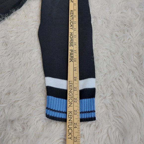 In Every Story Women's Black and Blue Stripped V-Neck Knitted Sweater Size 2X - Picture 6 of 11